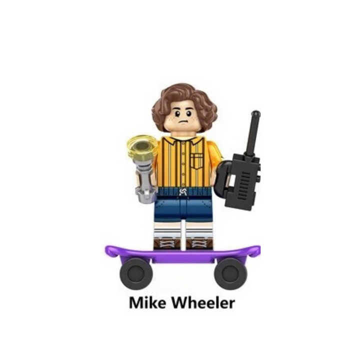 Mike Wheeler on a Skateboard- Stranger Things Minifigure