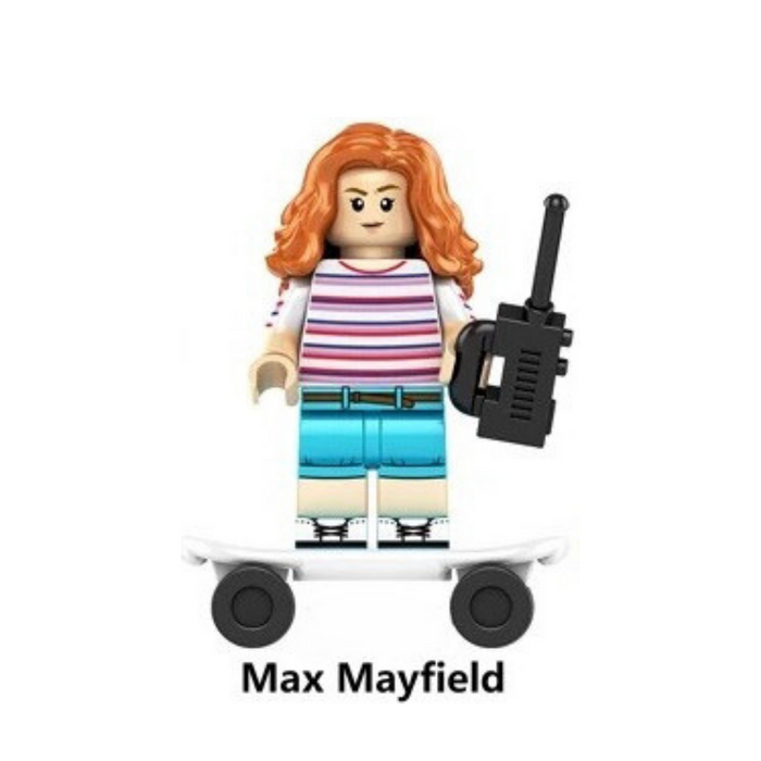 Max Mayfield on a Skateboard- Stranger Things Minifigure