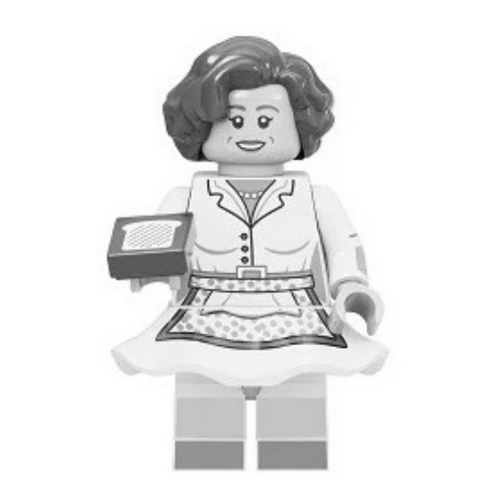 Wanda Black and White Marvel Minifigure