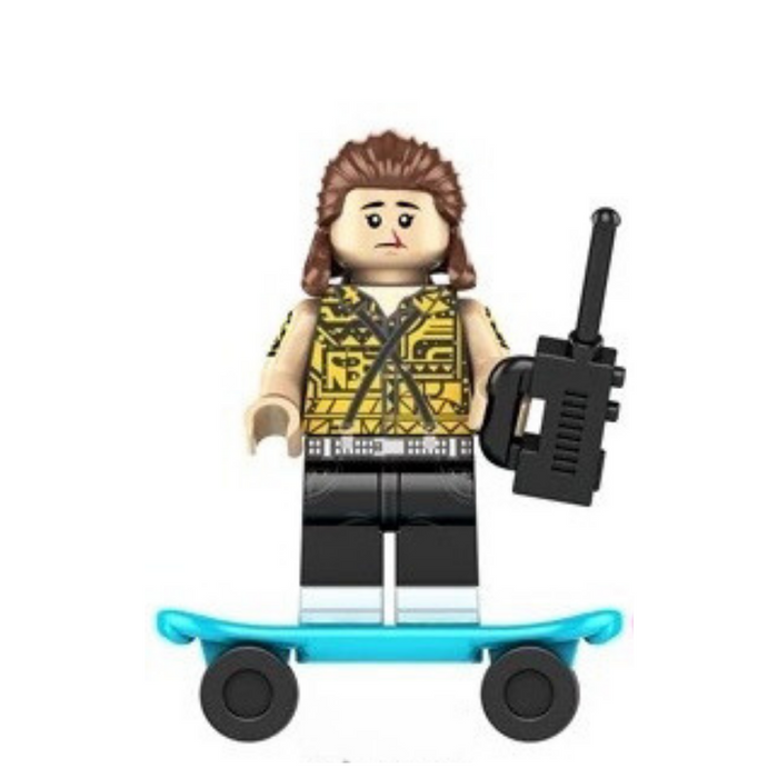 Eleven on a Skateboard - Stranger Things Minifigure