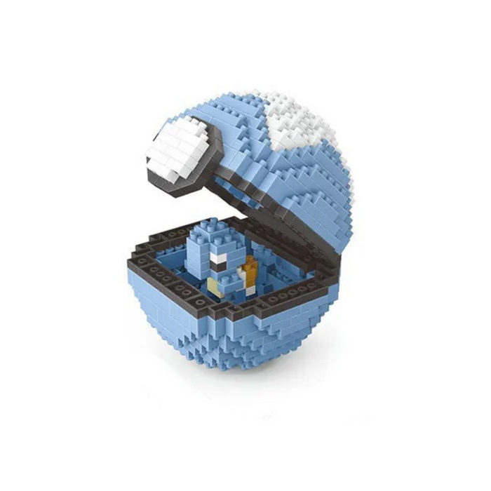 Squirtle - Pokeball Pokemon Mini Building Block Set
